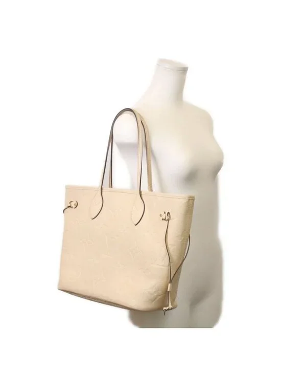 Louis Vuitton Monogram Empreinte Cream Newerful MM Tote - Picture 15 of 15